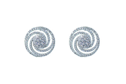 Buy Women spinning zircon stud earring Online