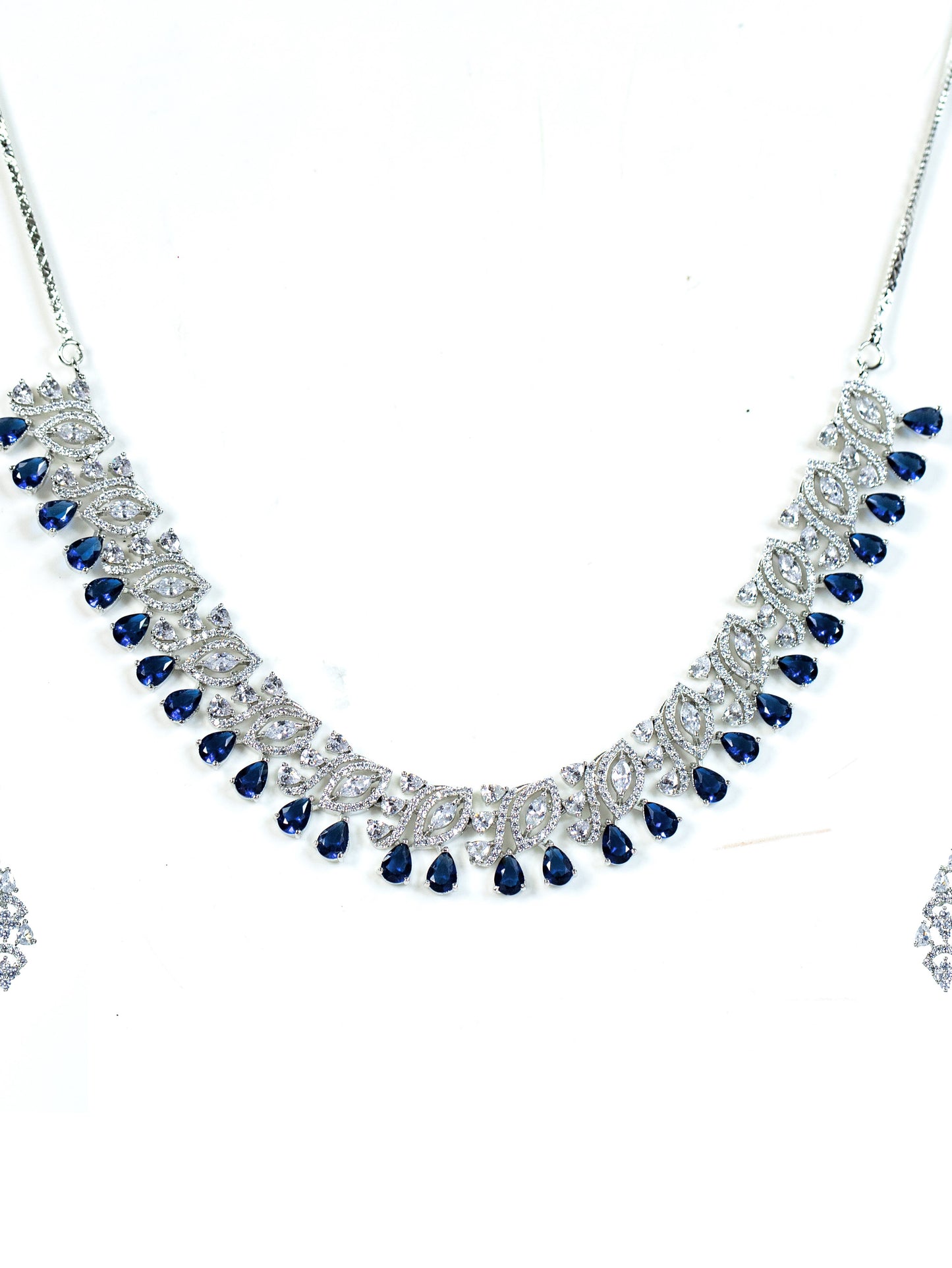 Buy Eternia Marquise ethnic Necklace set Online