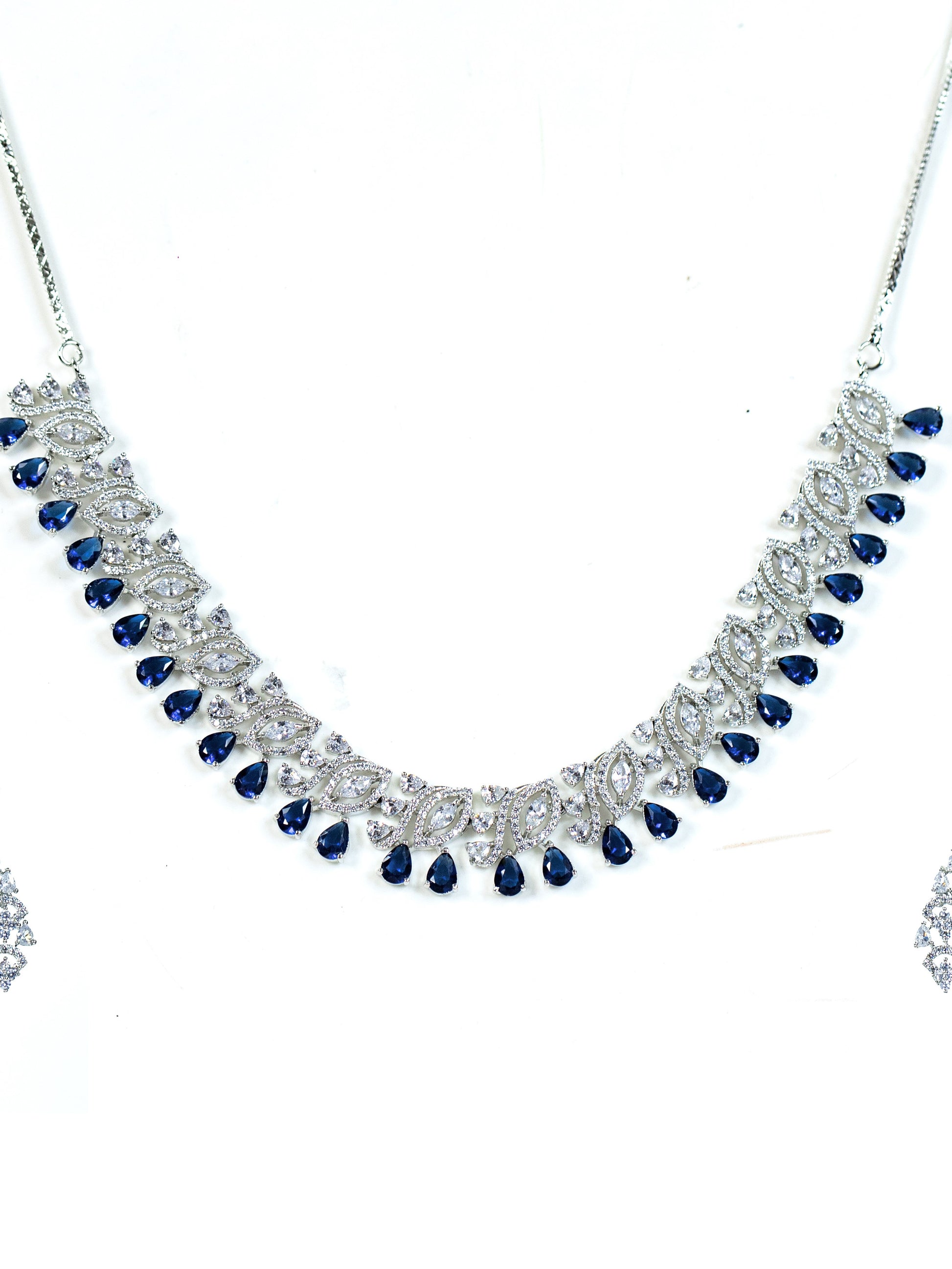 Buy Eternia Marquise ethnic Necklace set