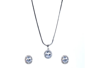 Buy Charm oval pendant set Online