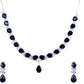 Pearto edge zircon necklace Set Online