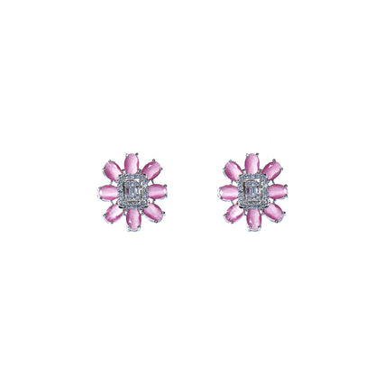 Floro illusion stud earring