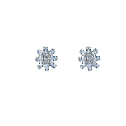 Floro illusion stud earring