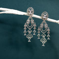 Hang sang zircon statement earring.