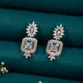 Mino ethnic zircon earring