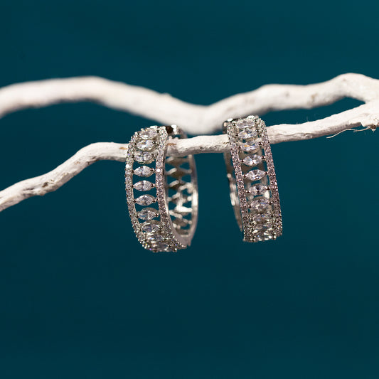 Buy Marquila zircon loop earring Online