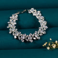 Crystal zircon flex bracelet (wristlet)