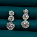 Crown zircon traditional earring