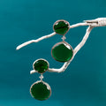 Majestico pear western statement earring