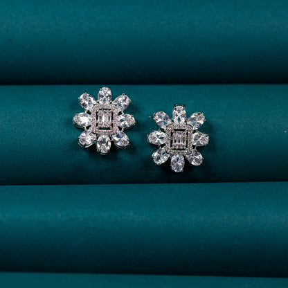 Buy Floro illusion stud earring Online