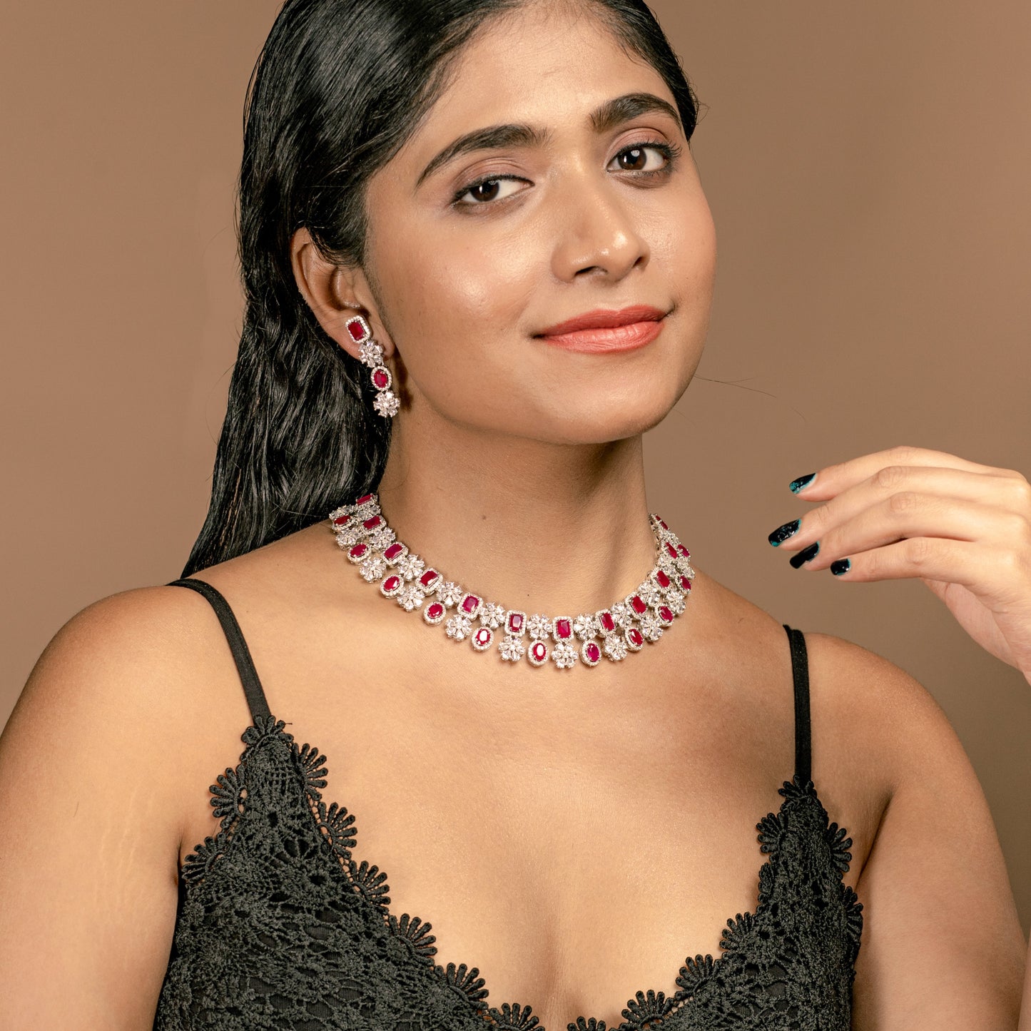 Floro pricess necklace set online