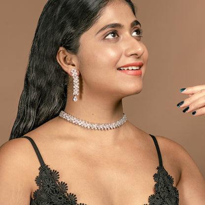Buy Floro bloom necklace set 