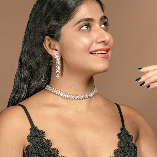 Buy Floro bloom necklace set 