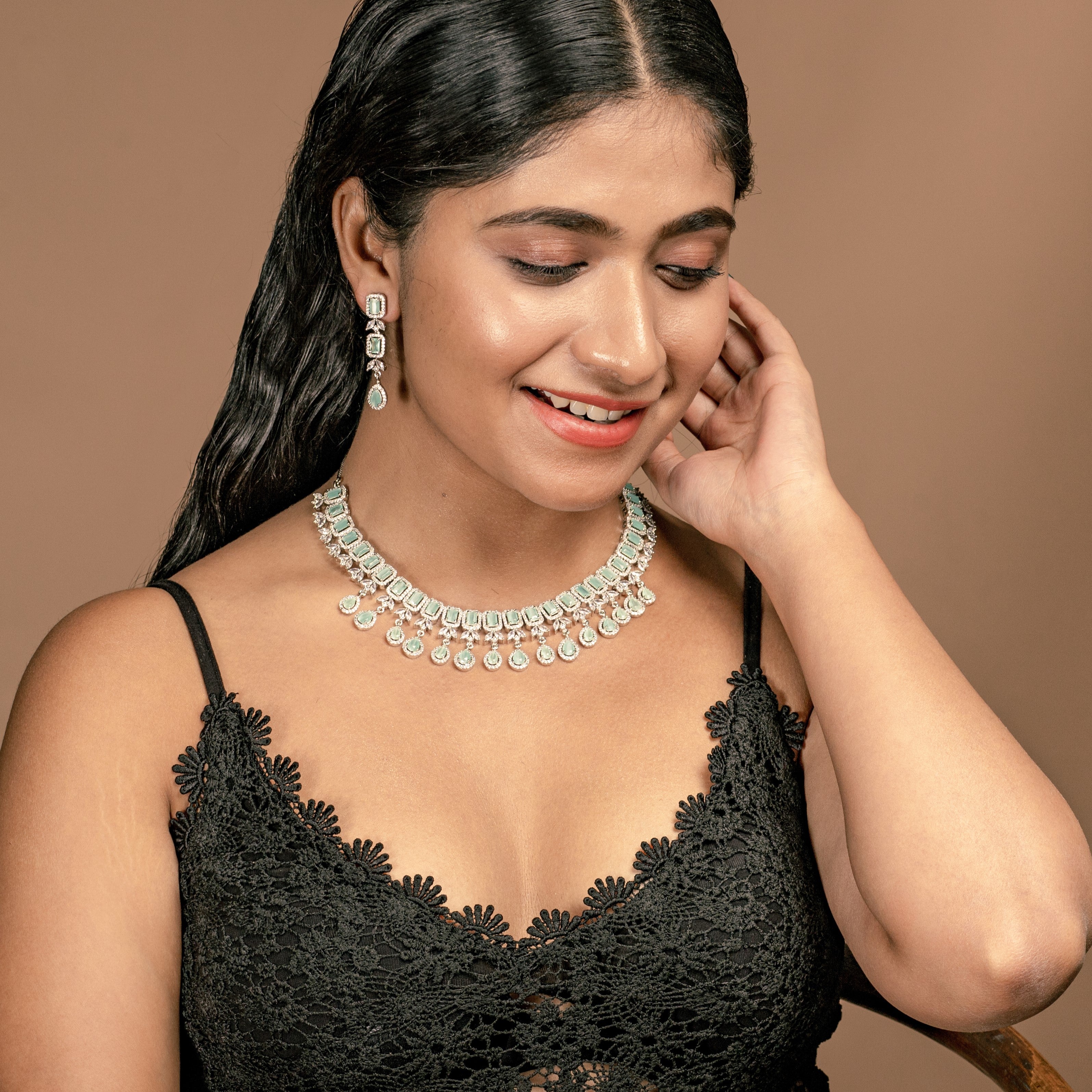 Aquamarine Jewellery (@aquamarine_jewellery) on Instagram: “Aditi Rao  Hydari making the fab earrings looks even more l… | Ethnic looks, Indian  designer wear, Beauty