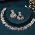 Heridity oval Zircon necklace set